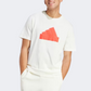 Adidas Future Icons Badge Of Sport Men Sportswear T-Shirt Off White/Orange