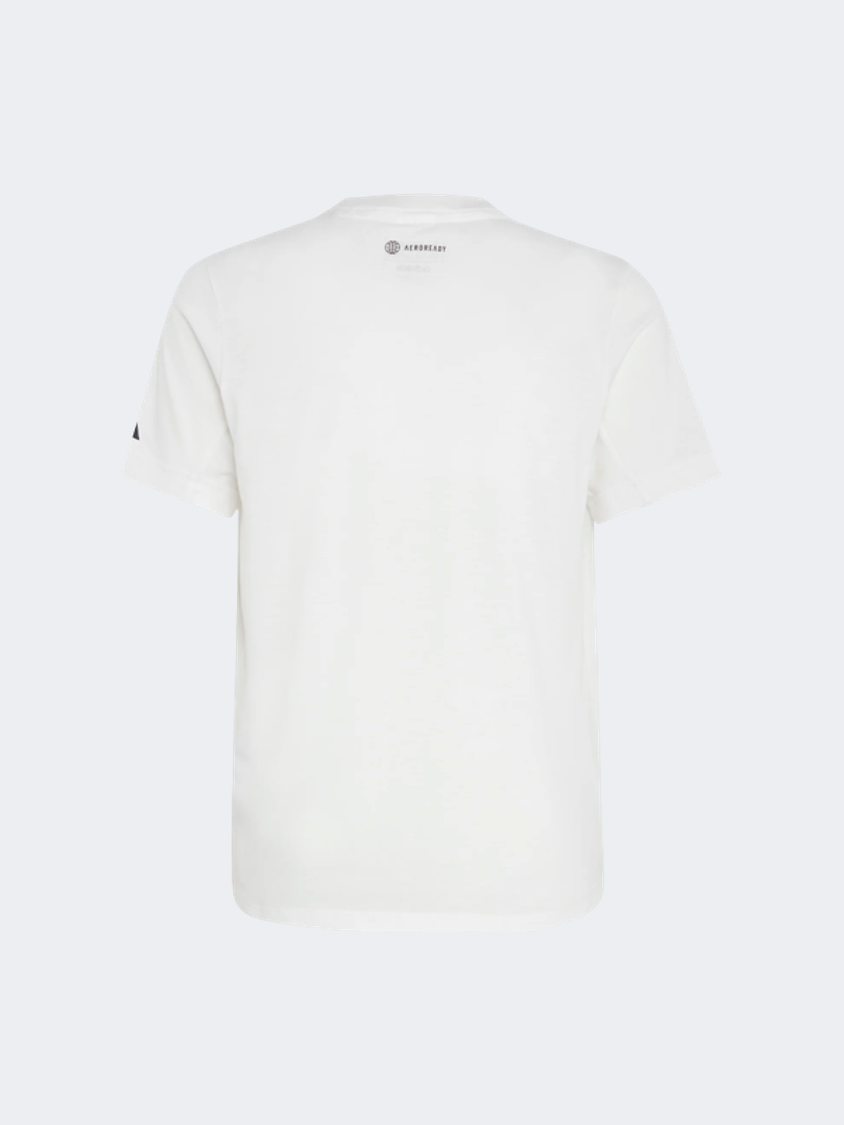 IA4615 B Hiit Gfx Tee White/Black