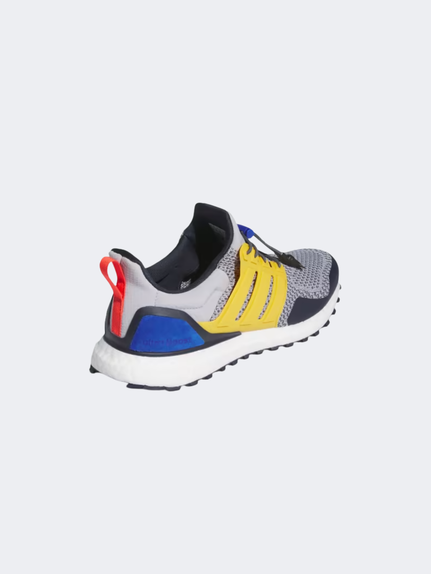 Adidas Ultraboost Men Sportswear Shoes Silver/Yellow/Blue