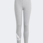 Adidas Essentials Big Logo Girls Sportswear Tight Grey Heather/White