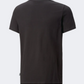 Puma Essentials+ Street Art Logo Boys Lifestyle T-Shirt Black