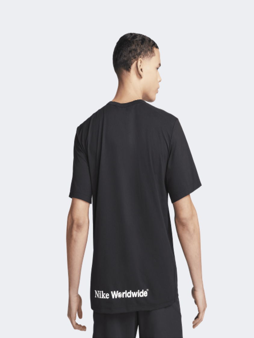 Nike Dri-Fit Uv Hyverse Men Training T-Shirt White/Black