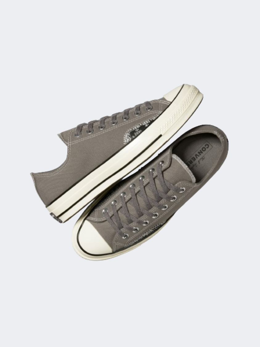 Converse Chuck 70 Crafted Ollie Patch Women Lifestyle Shoes Grey