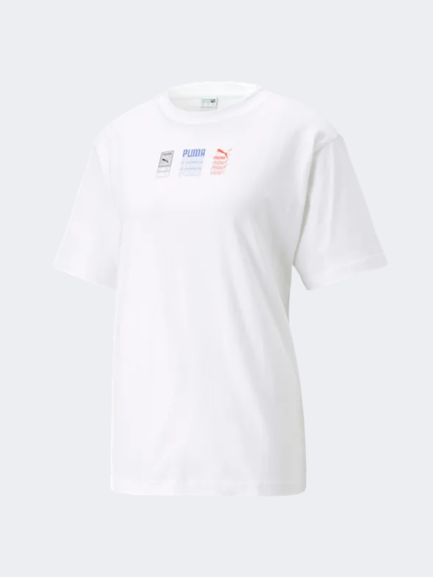 Puma  Classics Gen. Women Lifestyle T-Shirt White