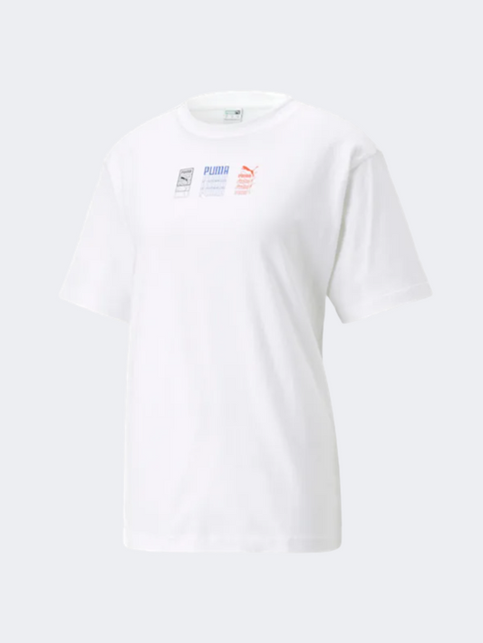 Puma  Classics Gen. Women Lifestyle T-Shirt White