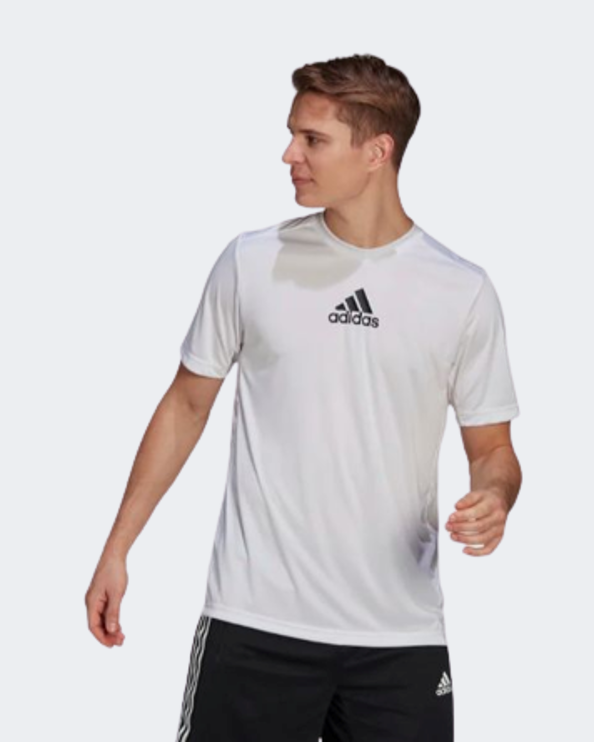 Adidas Back Men Training T-Shirt White