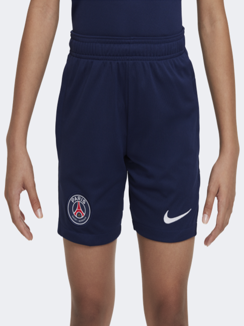 Nike Psg Academy Pro Boys Football Short Midnight Navy/White