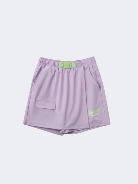 Erke  Kids-Girls Lifestyle 3/4 Pant Light Purple
