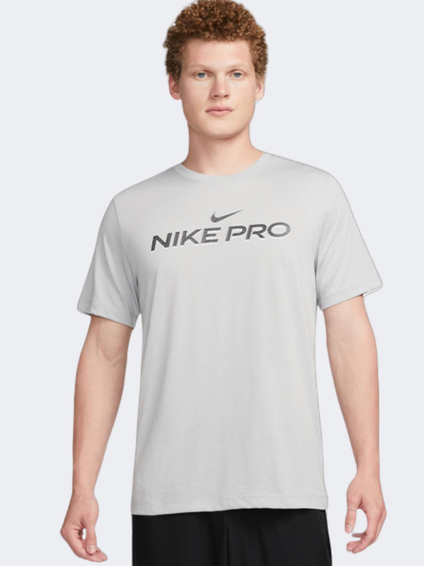 Nike Pro Men Training T-Shirt Smoke Grey
