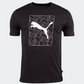 Puma Graphics Cat Logo Men Lifestyle T-Shirt Black