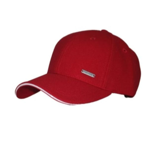 Topten 100% Cotton Wooven Unisex Lifestyle Cap Red 61993
