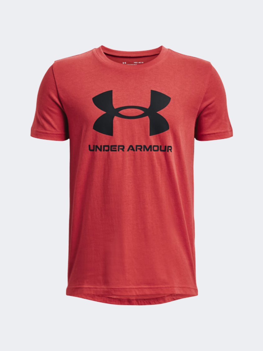 Under Armour Sportstyle Logo Boys Lifestyle T-Shirt Chakra/Black