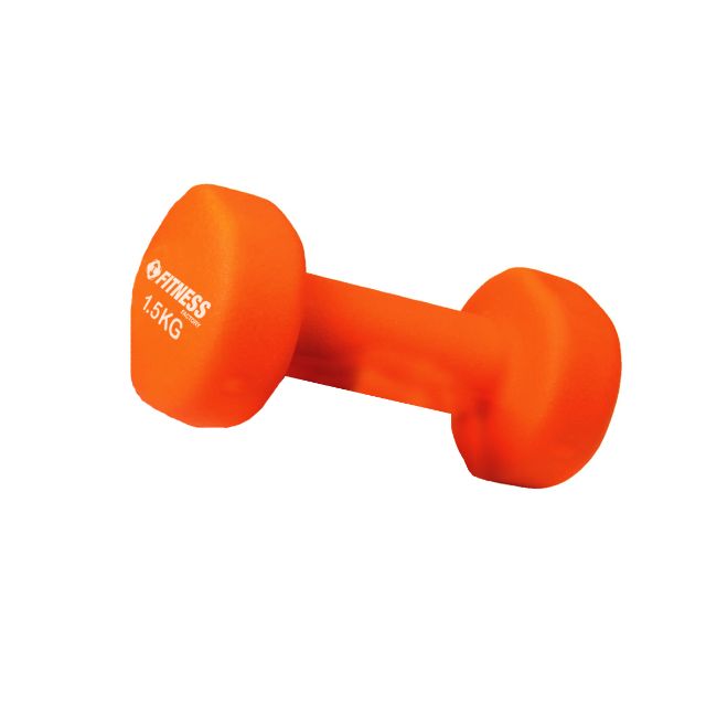 1 Piece Ironmaster Neoprene Dumbbell 1.5Kg Fitness Weight Orange