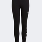 Adidas Essential Linear Logo Kids Girls Sportswear Tight Black/White