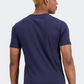 New Balance Essentials Stacked Logo Men Lifestyle T-Shirt Eclipse