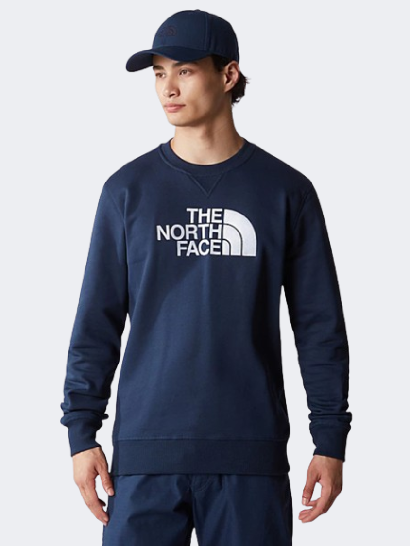 The North Face Drew Peak Men Lifestyle Sweatshirt Summit Navy