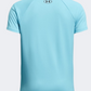 Under Armour Tech Big Logo Boys Training T-Shirt Sky Blue/Black