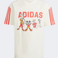 Adidas Disney Mickey Mouse Little Girls Sportswear Set Off White/Silver