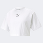 Puma Dare To Cropped Relaxed Women Lifestyle T-Shirt White