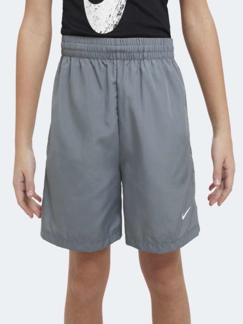 Nike mMulti Woven Lifestyle Boys Short Smoke Grey/White