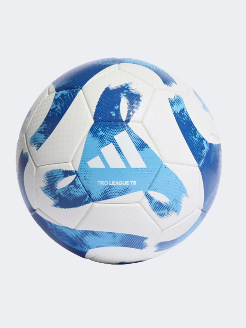 Adidas Tiro League Thermally Bonded Unisex Football Ball White/Blue