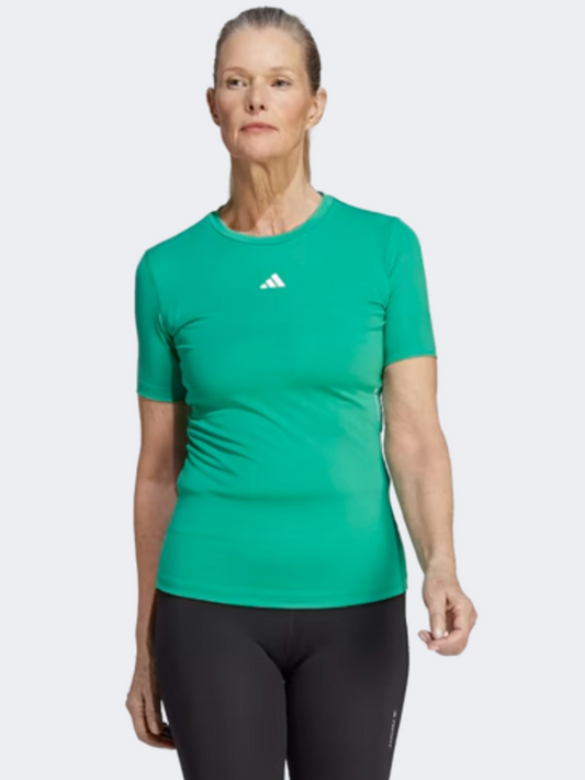 Adidas Techfit Women Training T-Shirt Green