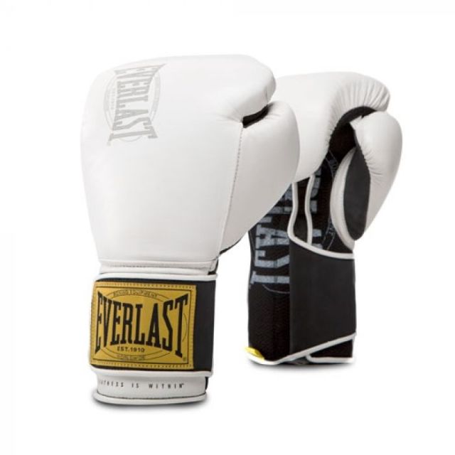 Everlast 1910 Classic Unisex Training Gloves White