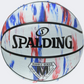 Spalding Marble Series Basketball Ball White/Blue/Red