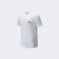 New Balance Athletics Men Lifestyle T-Shirt White