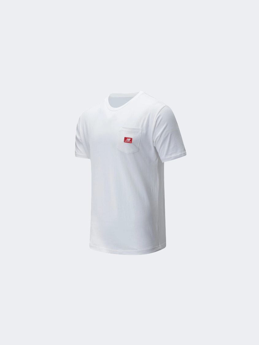 New Balance Athletics Men Lifestyle T-Shirt White