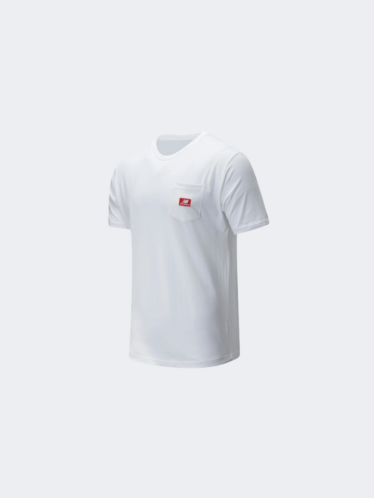 New Balance Athletics Men Lifestyle T-Shirt White