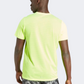 Adidas Own The Run Men Running T-Shirt Lucid Lemon