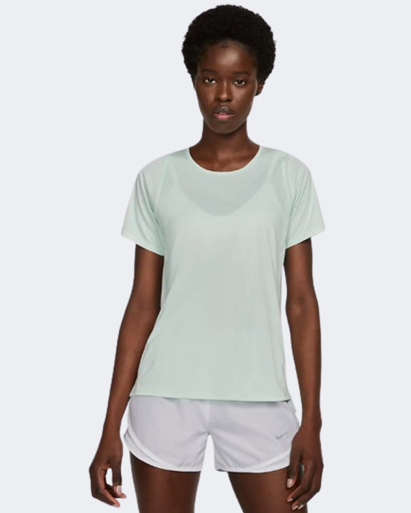 Nike Dri-Fit Race Women Running T-Shirt Light Green Dd5927-394 – Mike ...