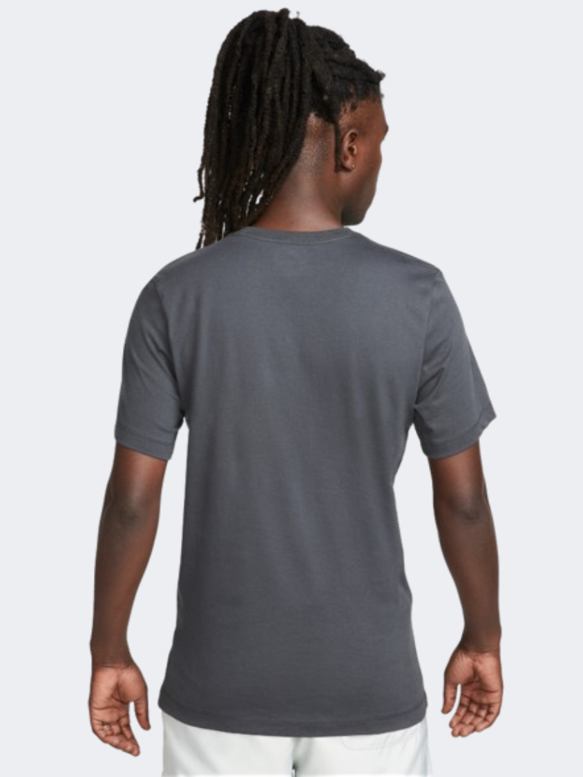 Nike 6 Mo Swoosh Men Lifestyle T-Shirt Anthracite