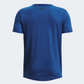Under Armour Project Rock Boys Training T-Shirt Blue Mirage