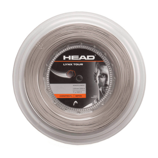 Head Lynx Tour 200 M Reel 17 Tennis Strings Champagne