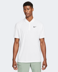 Nike Court Dri-Fit Men Tennis Polo Short Sleeve White/Black
