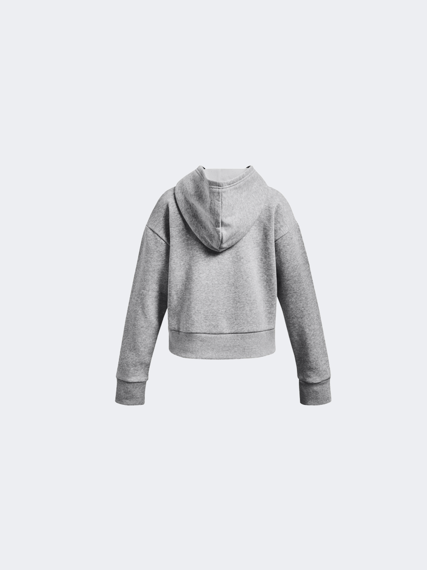 Under Armour Rival Girls Training Hoody Mod Grey/White