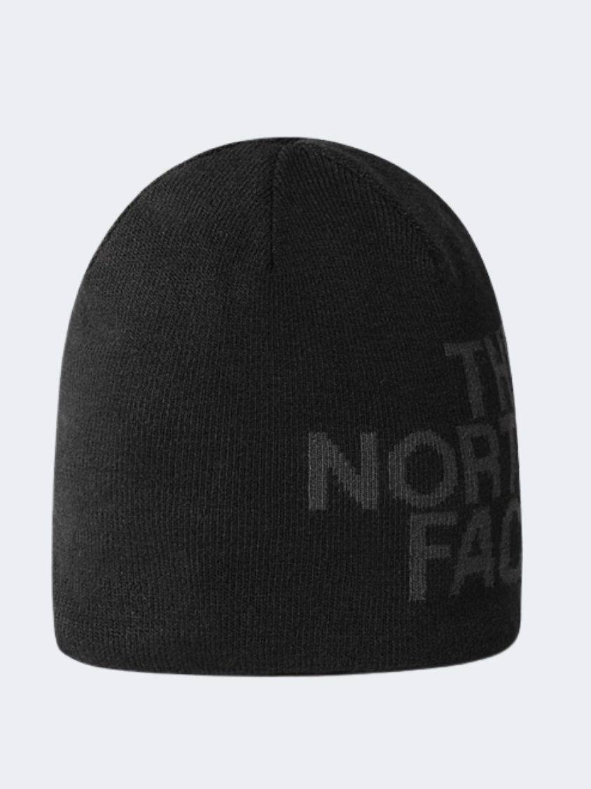 The North Face Reversible Banner Unisex Lifestyle Beanie Black/Asphalt Grey