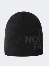 The North Face قبعة صوف Unisex Lifestyle Reversible Banner أسود/رمادي أسفلت
