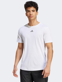 Adidas تيشيرت تدريب رجالي Hiit أبيض