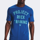 Under Armour Project Rock Men Training T-Shirt Blue/White