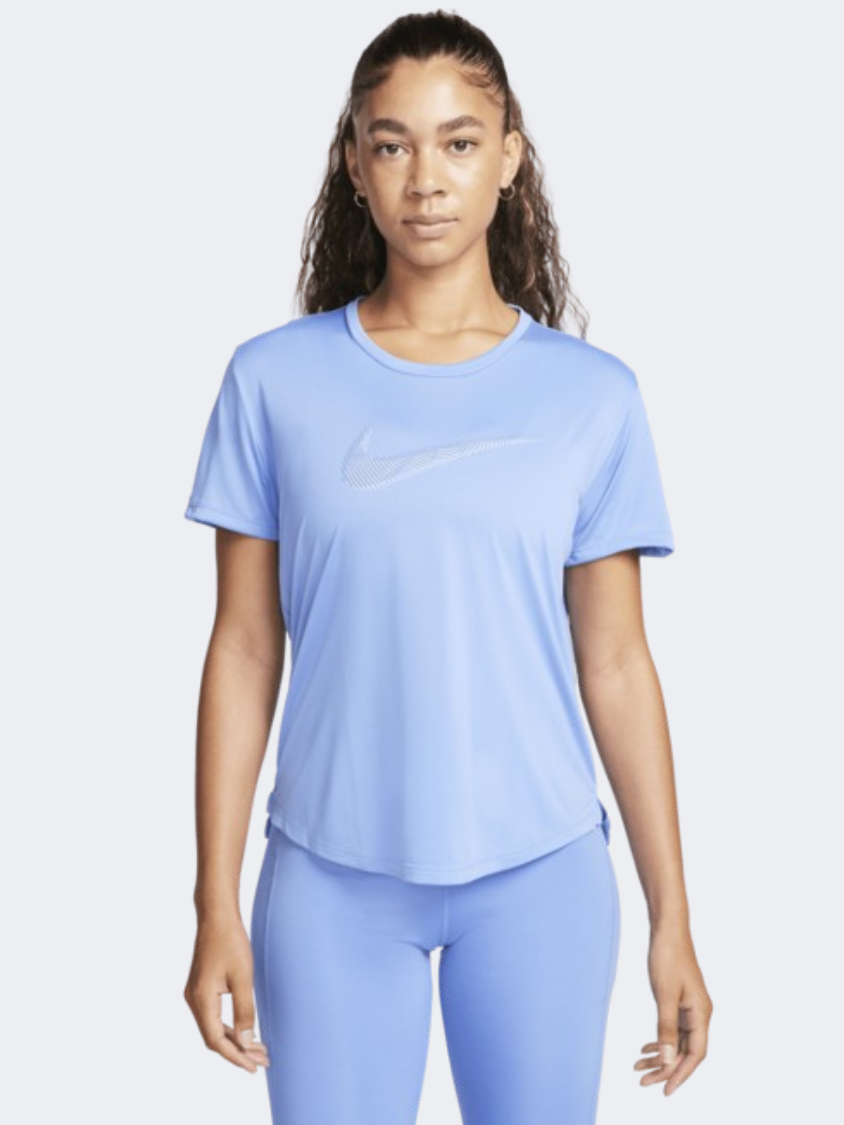 Nike Swoosh Women Running T-Shirt Polar/Diffused Blue