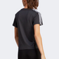 Adidas Aeroready Train Essentials 3-Stripes Women Training T-Shirt Black/White