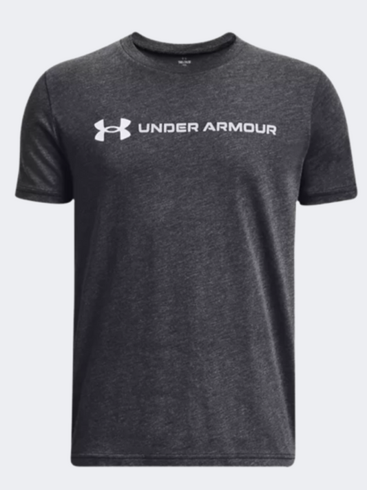 Under Armour  Boys Training T-Shirt Grey/White