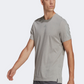 Adidas Own The Run Men Running T-Shirt Heather Grey