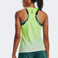 Under Armour Rush Run Women Running Tank Lime