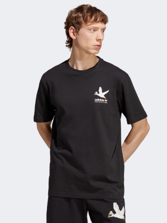 Adidas Adventure Graphic Duckies Men Original T-Shirt Black