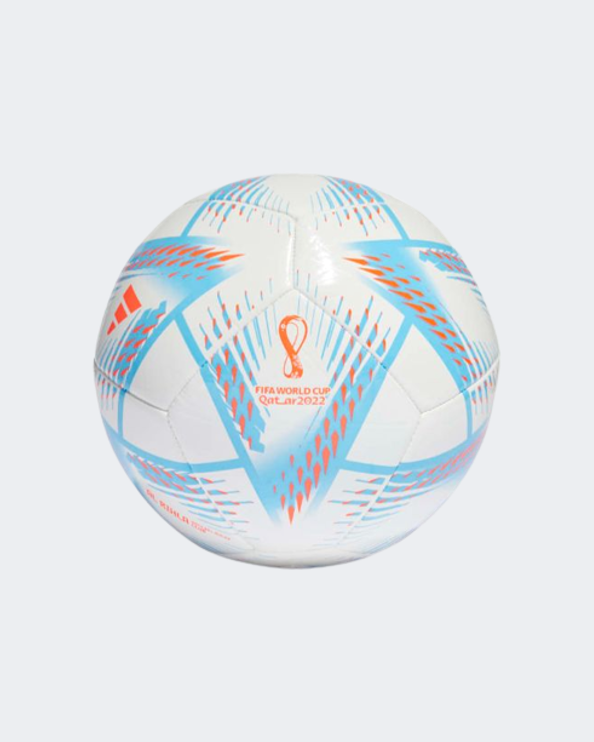 Adidas Al Rihla Club Unisex Football Ball White/Blue/ Orange