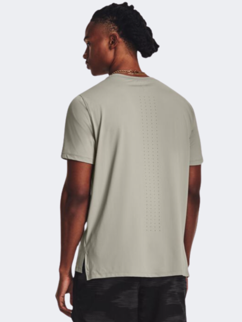 Under Armour Laser Heat Men Running T-Shirt Green/Olive Tint